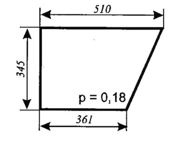 Szyba URSUS 2812, MF-255 kabina Zamość -drzwi dół ver.II lewa, prawa (590A)