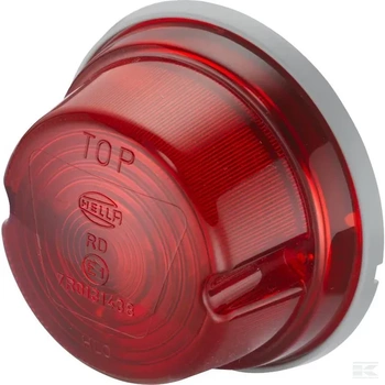 Lampa tylna zespolona, okrągła 12/24V czerwona przykręcana Hella