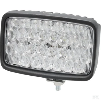Lampa robocza LED, prostokątna 90W 6000lm 10/30V z wtyczką Deutsch, światło rozproszone 30 LED Kramp
