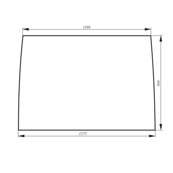 Szyba przednia ZETOR 53369006