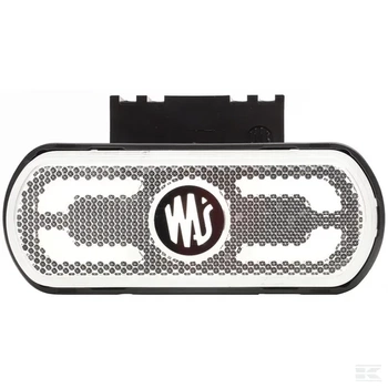 Lampa obrysowa LED, biała, prostokątna, 12-24V "SAFETY LINE" Kramp