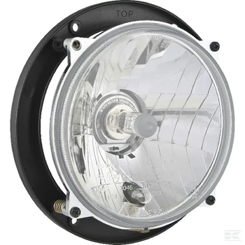 Reflektor przedni halogenowy, okrągły 12/24V H4, R2, W5W Ø 139/131x75 mm Kramp