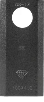 Nożyk kosiarki rotacyjnej Kramp 878104M2KR 100x40x4 Ø21 MF