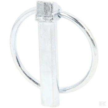 LP10KR Zawleczka składana z kółkiem 10x45 mm Kramp