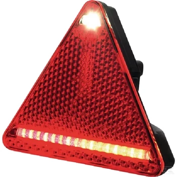 Lampa tylna zespolona LED, prawa, trójkątna, 12/24V Kramp