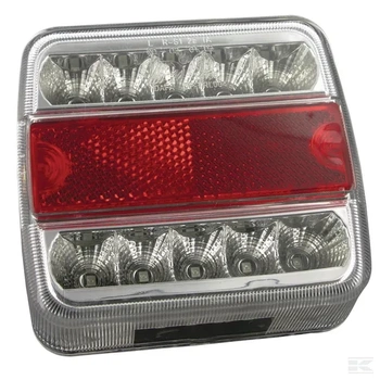 Lampa tylna zespolona LED, 1W, kwadratowa, 12V 18 LED gopart