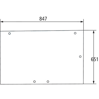 Szyba tylna Case IH XL 182027A2 bezbarwna