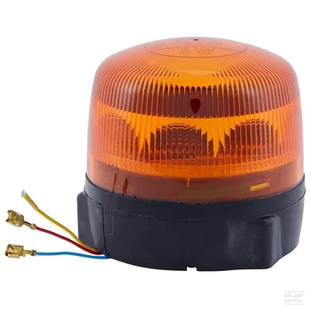 Lampa błyskowa stroboskopowa Rota-LED, 12W przykręcana 12/24V Ø 132 mm x 124 mm 8 LED Hella