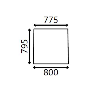 Szyba przednia Manitou 562575