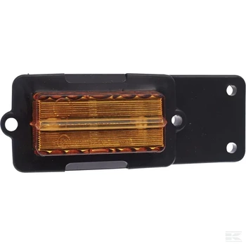 Lampa obrysowa 12/24V prostokątna, bursztynowa, przykręcana, 137x30x49 mm Waś