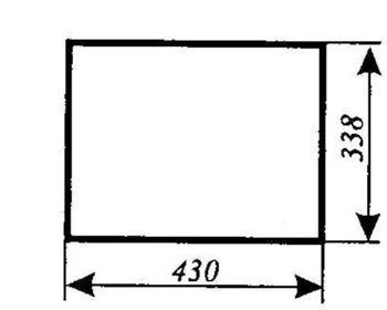 Szyba URSUS 3512 3514 4512 4514 5312 5314 5714 6012 6014 tylna dolna (709)