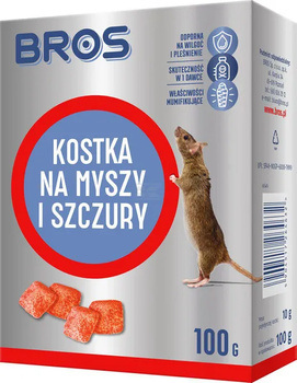 Bros  Kostka na myszy i szczury Bros 100g