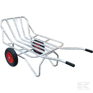 La Buvette taczka z rur stalowych